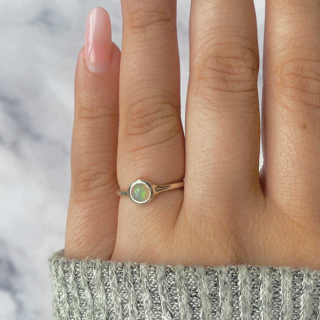 Opal Ring-(OPL-SR-2528.)
